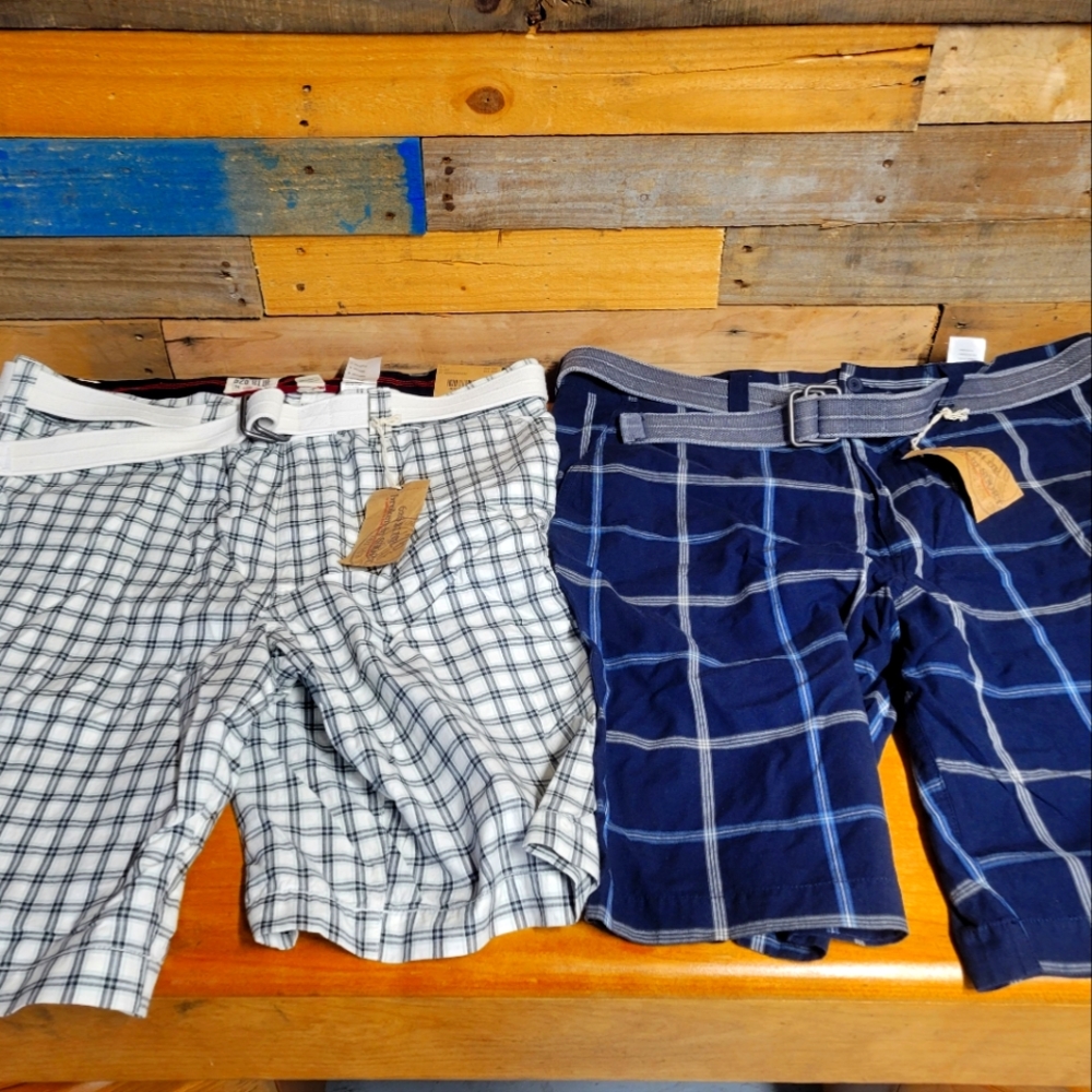 Lot 2 626 Blue Men's Shorts Size 42 NEW w/ Tags